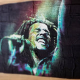 Bob Marley Rasta on mic Beach Wrap Sarong or Pareo