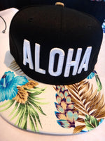 Aloha Snapbacks, Snap back Hats, Flat Billed Hat | Rastaheadquarters.net