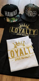 Loyalty Over Royalty Short Sleeve T-shirt White/Black