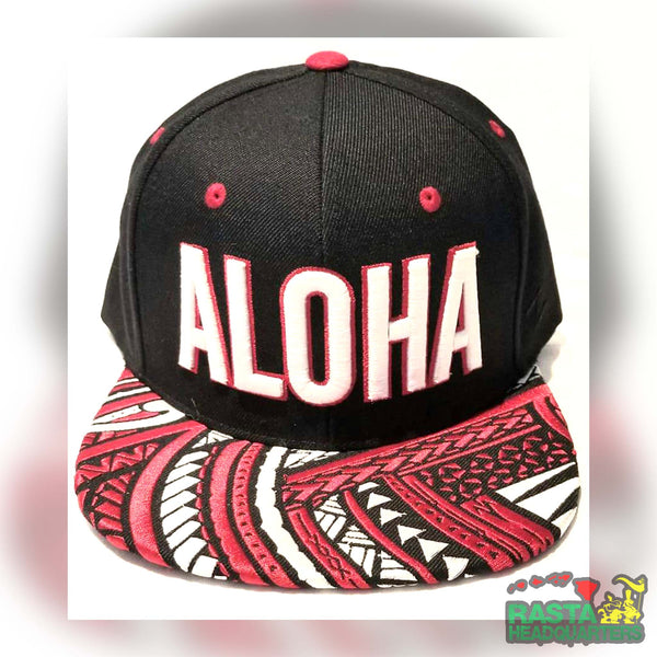 Aloha Hat, Aloha Snapback, Aloha Caps, Tribal Bill Hawaii Hats, Rasta Headquarters