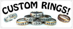 Custom Rings for Men and Women, Name Rings Great Accessories from Rasta Headquarters